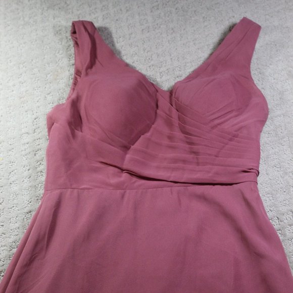 Azazie Mauve Chiffon Formal Dress - Picture 1 of 6